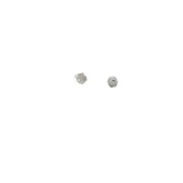 14k White Gold .15ct G SI1 Round Diamond stud earrings